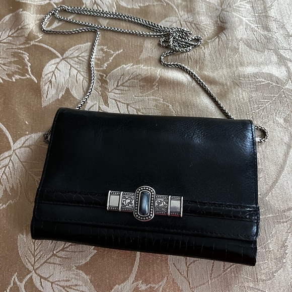 Brighton Handbags - Vintage Black Brighton wallet clutch
